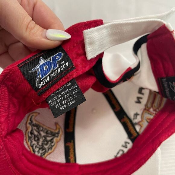 XFL San Francisco Demons Cap Hat StrapBack Drew Pearson Vintage One Size Fits - Picture 7 of 7